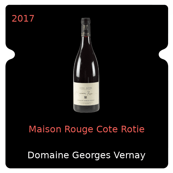 Georges Vernay Maison Rouge Cote Rotie 2017