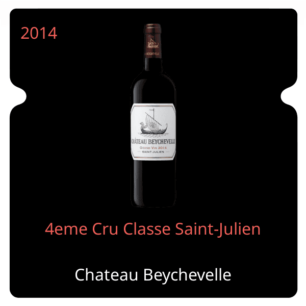 Beychevelle 4eme Cru Classe Saint-Julien 2014