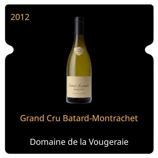 Vougeraie Grand Cru Batard-Montrachet 2012