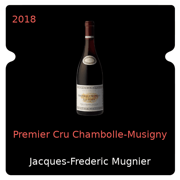 Jacques-Frederic Mugnier Premier Cru Chambolle-Musigny 2018