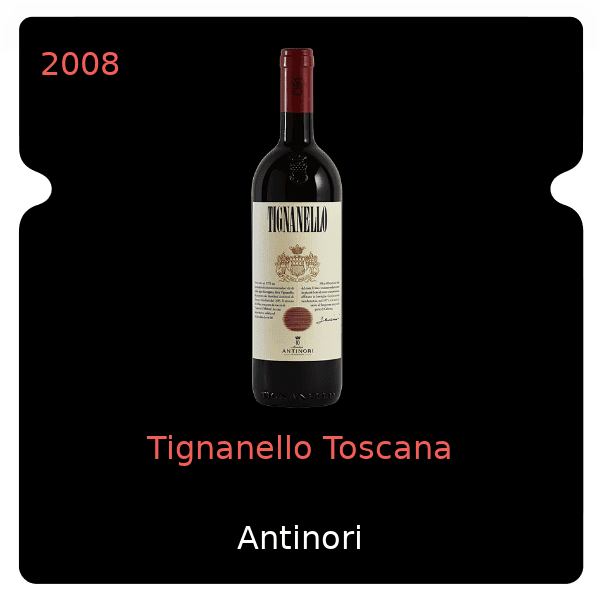 Antinori Tignanello Toscana 2008