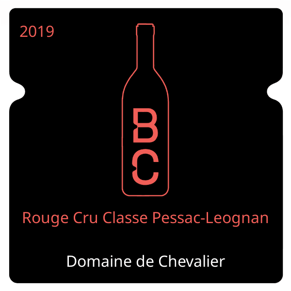 Chevalier Rouge Cru Classe Pessac-Leognan 2019