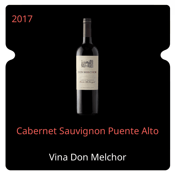 Vina Don Melchor Cabernet Sauvignon Puente Alto 2017
