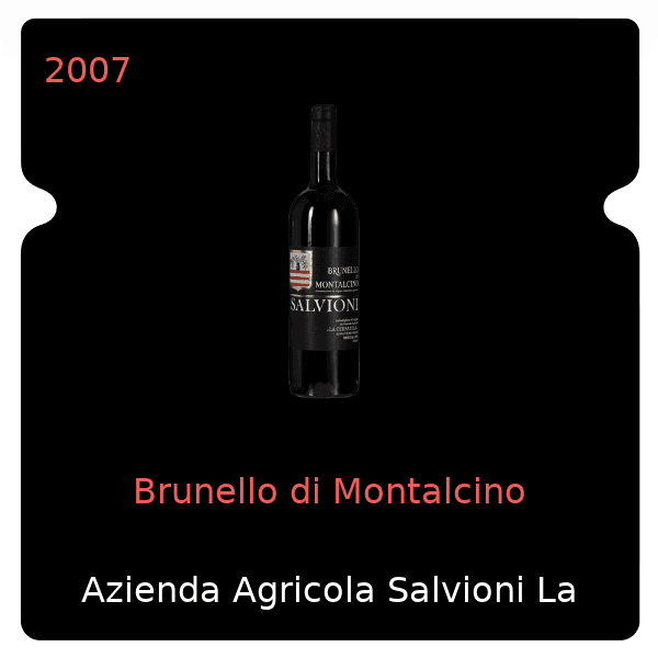 Salvioni Brunello di Montalcino 2007