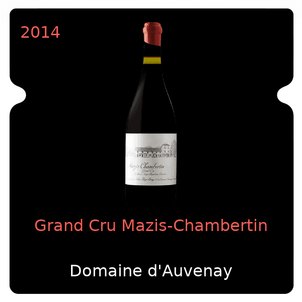 d'Auvenay Grand Cru Mazis-Chambertin 2014