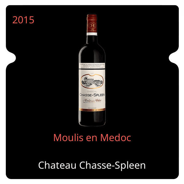 Chasse-Spleen Moulis en Medoc 2015