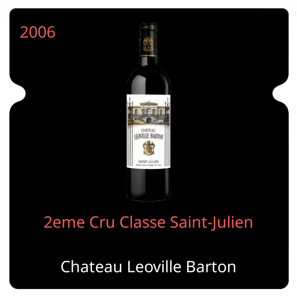 Leoville Barton 2eme Cru Classe Saint-Julien 2006