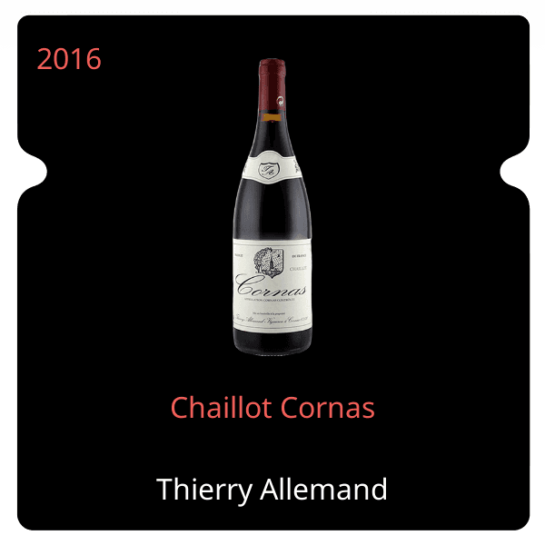 Thierry Allemand Chaillot Cornas 2016