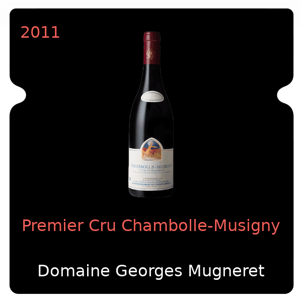 Georges Mugneret Gibourg Premier Cru Chambolle-Musigny 2011
