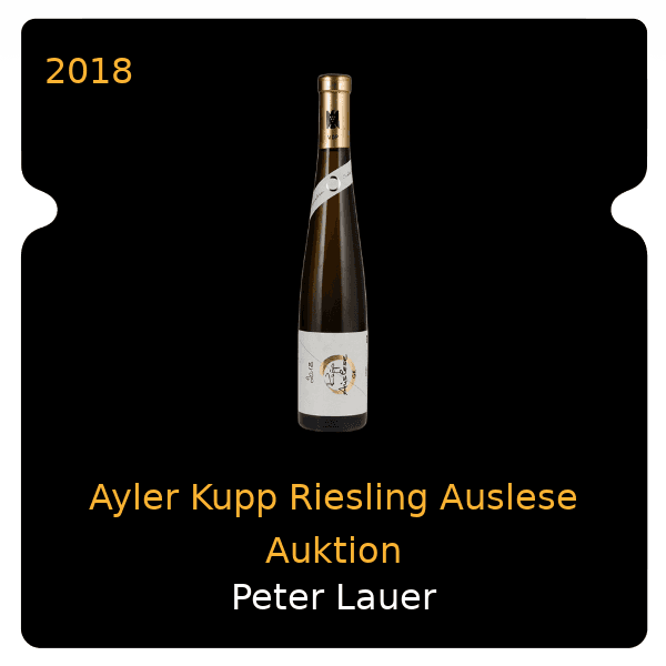 Peter Lauer Ayler Kupp Riesling Auslese Auktion 2018