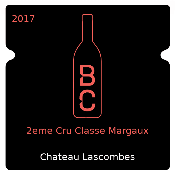 Lascombes 2eme Cru Classe Margaux 2017