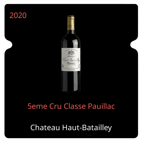 Haut-Batailley 5eme Cru Classe Pauillac 2020
