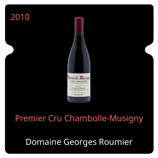 Georges Roumier Premier Cru Chambolle-Musigny 2010