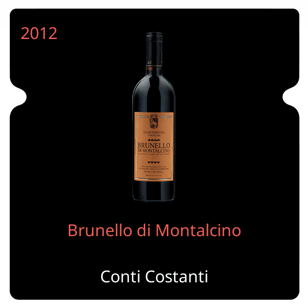 Conti Costanti Brunello di Montalcino 2012