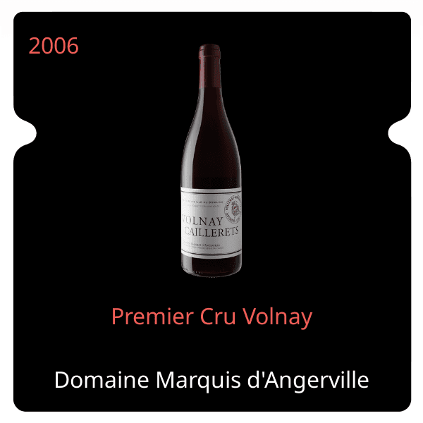 Marquis d'Angerville Premier Cru Volnay 2006