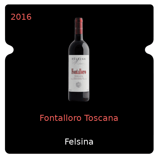 Faugeres Fontalloro Toscana 2016