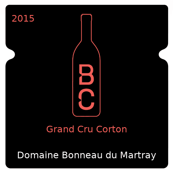 Bonneau du Martray Grand Cru Corton 2015