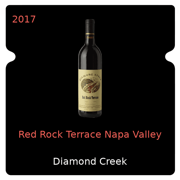 Diamond Creek Red Rock Terrace Napa Valley 2017