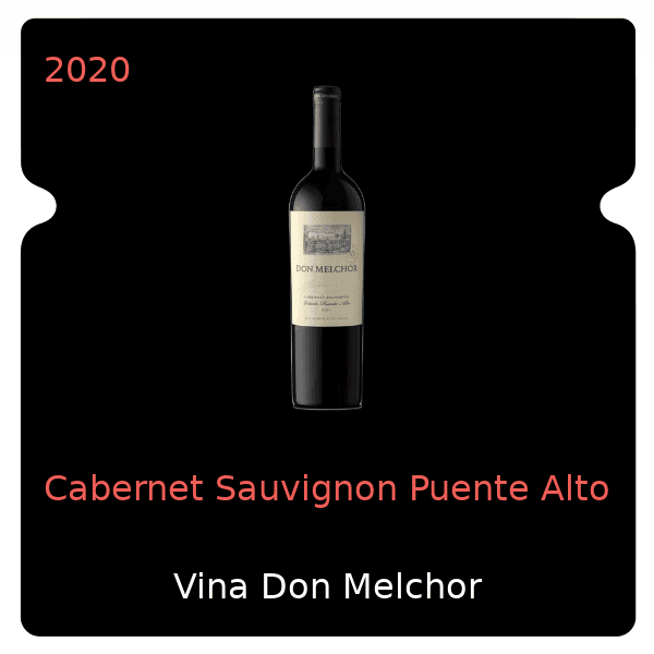 Vina Don Melchor Cabernet Sauvignon Puente Alto 2020