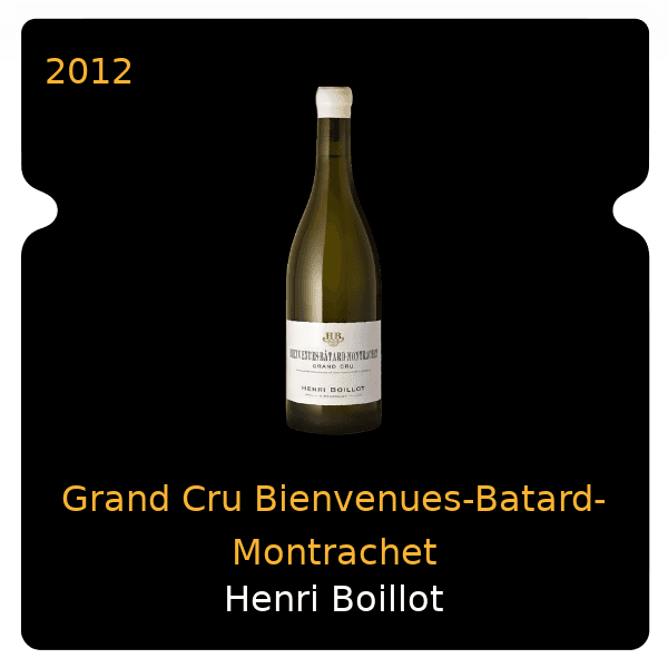Henri Boillot Grand Cru Bienvenues-Batard-Montrachet 2012