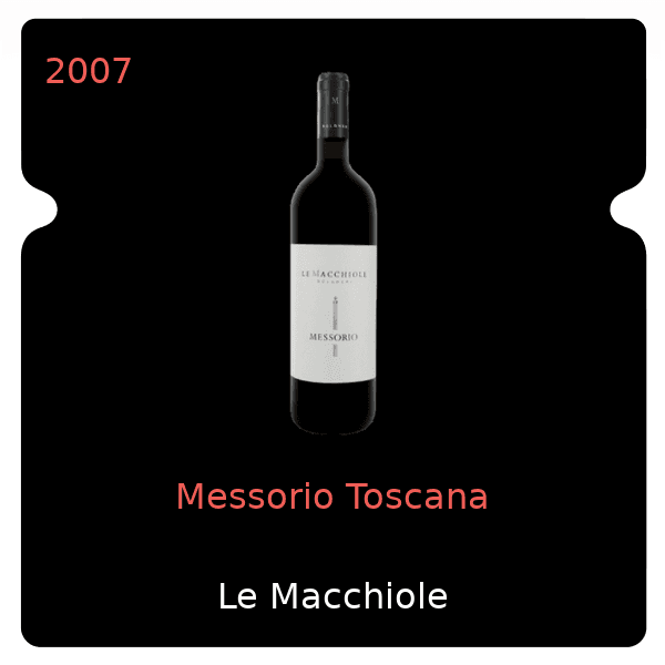 Macchiole Messorio Toscana 2007