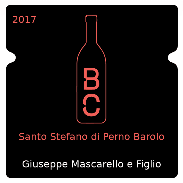 Giuseppe Mascarello e Figlio Santo Stefano di Perno Barolo 2017