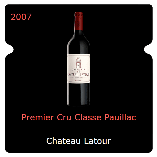 Latour Premier Cru Classe Pauillac 2007