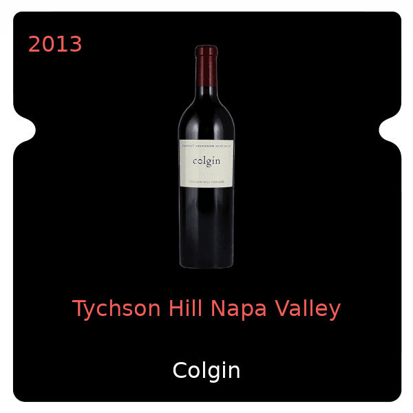 Colgin Cellars Tychson Hill Napa Valley 2013