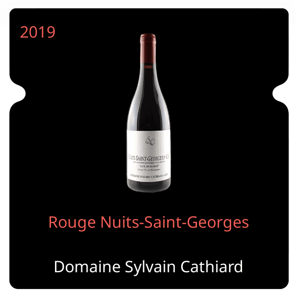 Sylvain Cathiard Rouge Nuits-Saint-Georges 2019