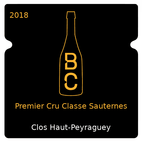 Haut-Peyraguey Premier Cru Classe Sauternes 2018