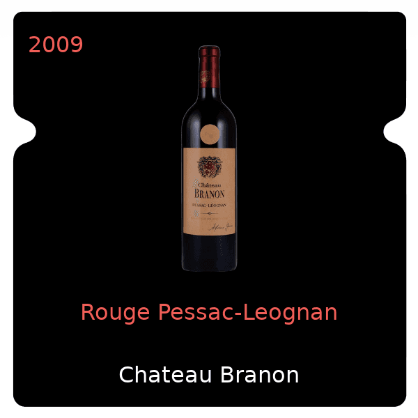 Branon Rouge Pessac-Leognan 2009