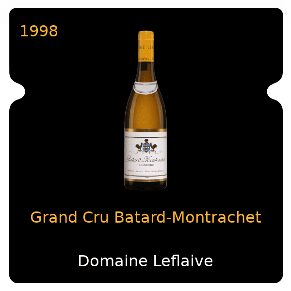 Leflaive Grand Cru Batard-Montrachet 1998