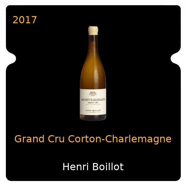 Henri Boillot Grand Cru Corton-Charlemagne 2017