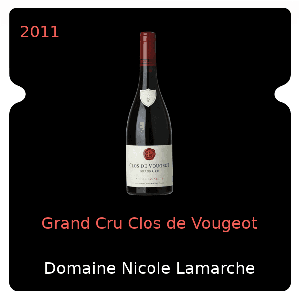 Nicole Lamarche Grand Cru Clos de Vougeot 2011
