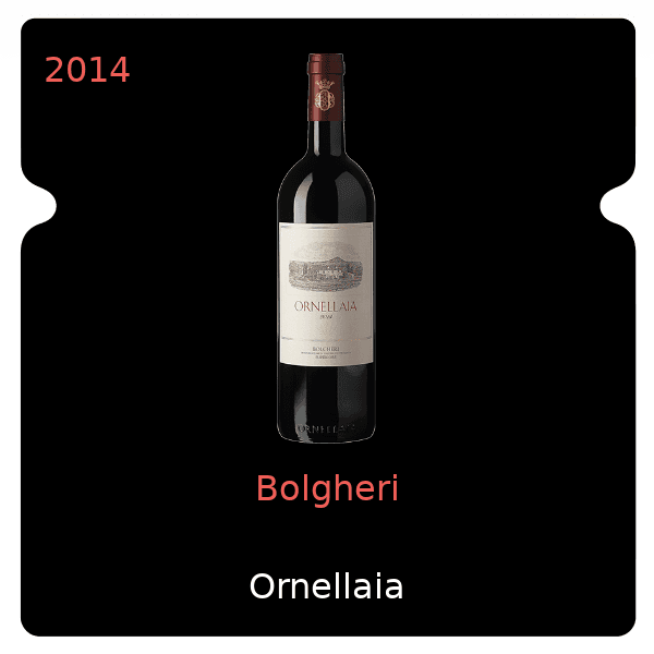 Ornellaia Bolgheri 2014