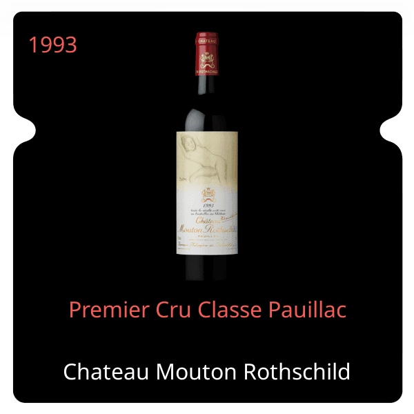 Mouton Rothschild Premier Cru Classe Pauillac 1993