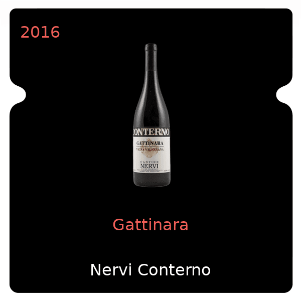 Nervi Conterno Gattinara 2016