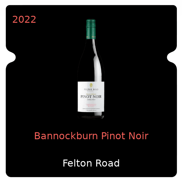 Felton Road Bannockburn Pinot Noir 2022