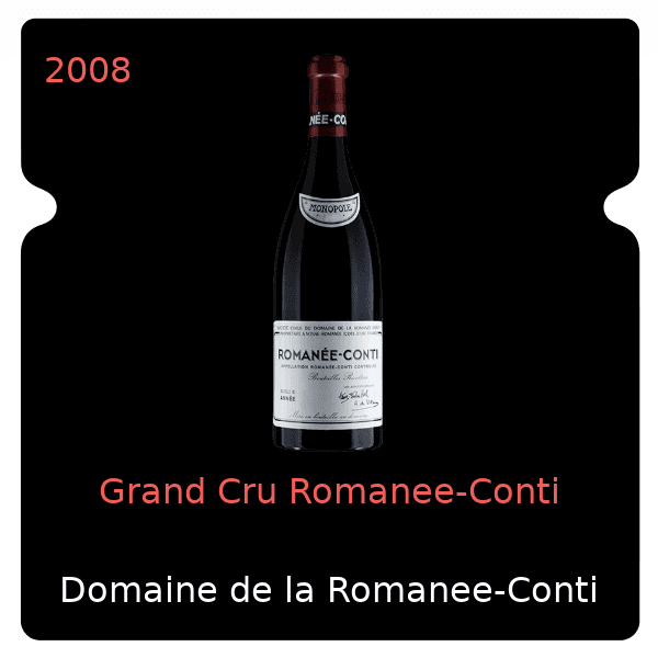Romanee-Conti Grand Cru Romanee-Conti 2008