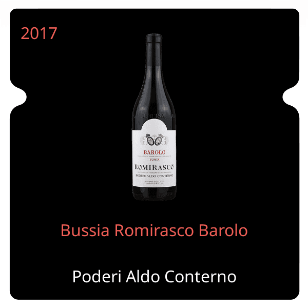 Aldo Conterno Bussia Romirasco Barolo 2017