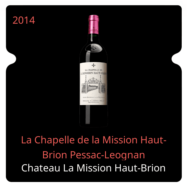 Mission Haut-Brion La Chapelle de la Mission Haut-Brion Pessac-Leognan 2014