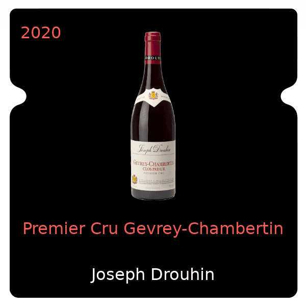 Joseph Drouhin Premier Cru Gevrey-Chambertin 2020