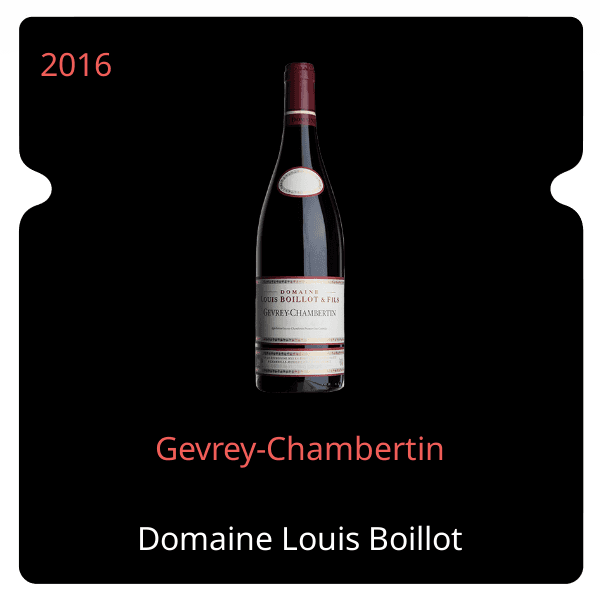 Louis Boillot Gevrey-Chambertin 2016