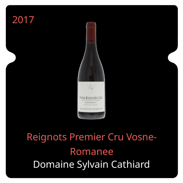 Sylvain Cathiard Reignots Premier Cru Vosne-Romanee 2017