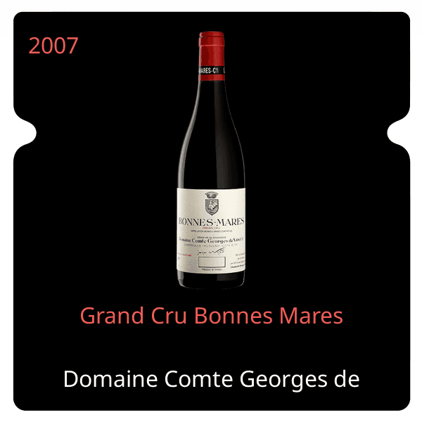 Comte Georges de Vogue Grand Cru Bonnes Mares 2007
