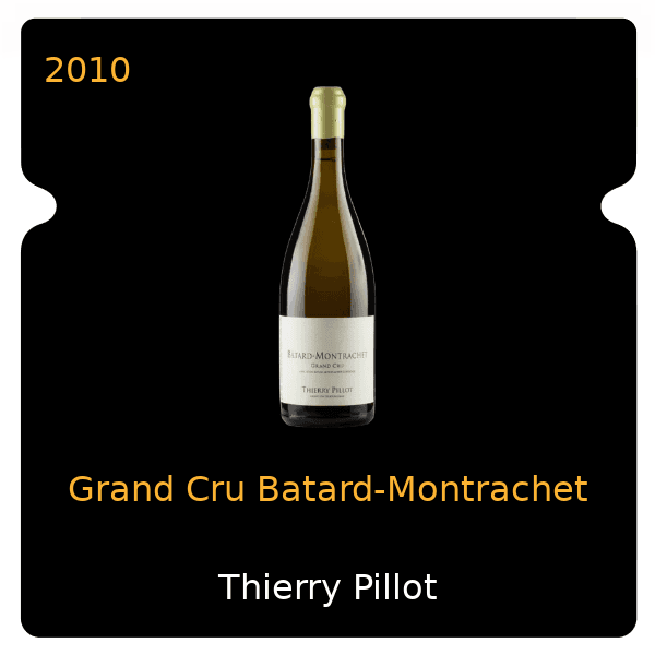 Thierry Pillot Grand Cru Batard-Montrachet 2010