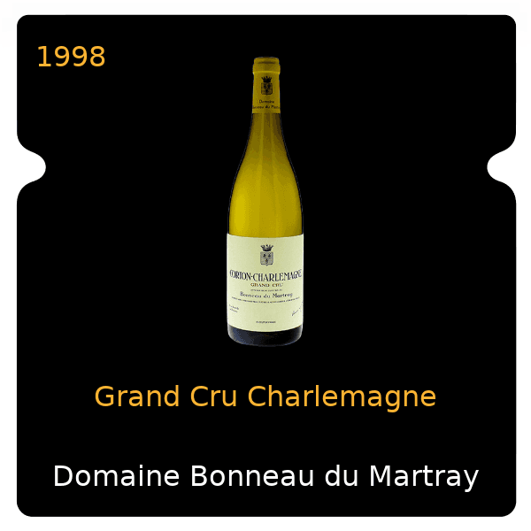 Bonneau du Martray Grand Cru Charlemagne 1998
