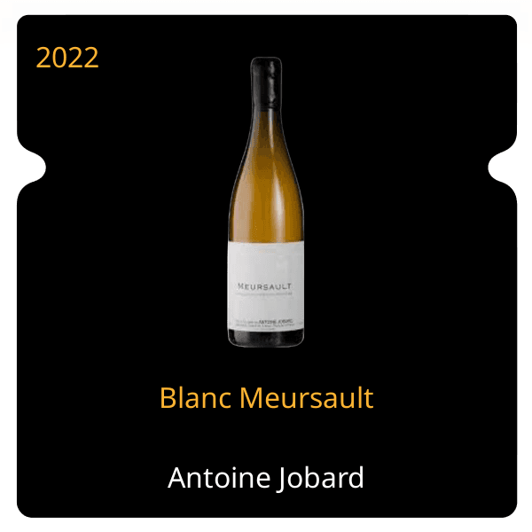 Antoine Jobard Blanc Meursault 2022