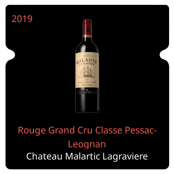 Malartic Lagraviere Rouge Grand Cru Classe Pessac-Leognan 2019