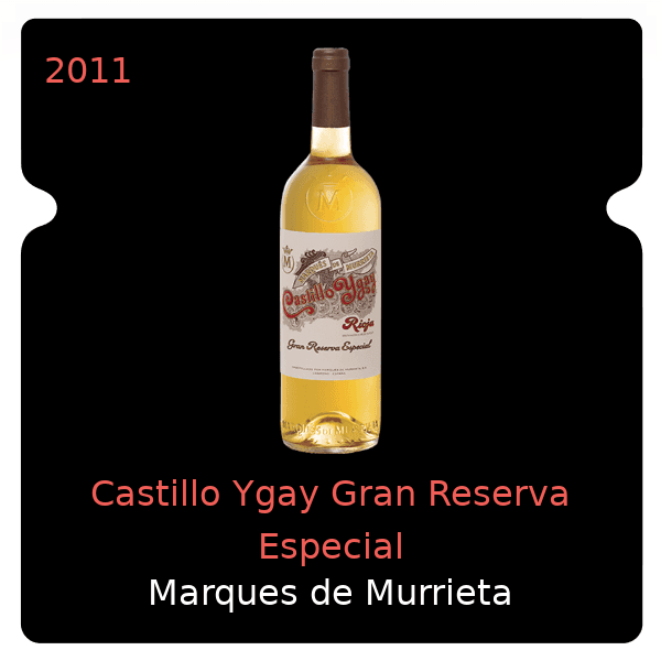 Marques de Murrieta Castillo Ygay Gran Reserva Especial 2011